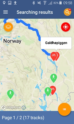 Traseo. Offline maps 