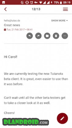Tutanota: simply secure emails Apk Full