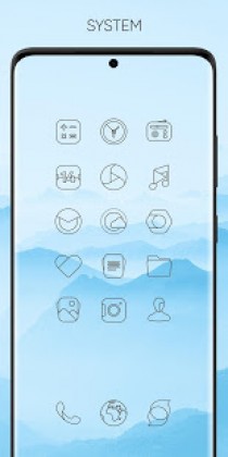 Vera Outline Black: Icon Pack 4.3.7 Apk Patched Mod