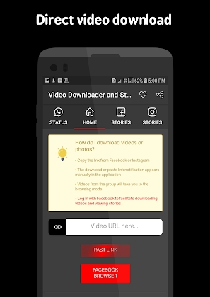 Video Downloader and Stories Mod Apk 2.1.2 Pro