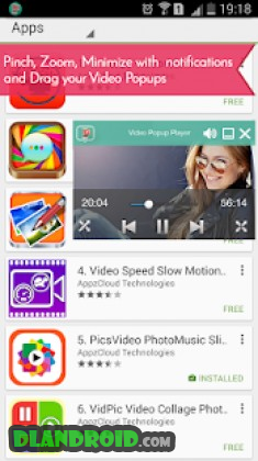 Video Popup Player Floating with Background Music Apk