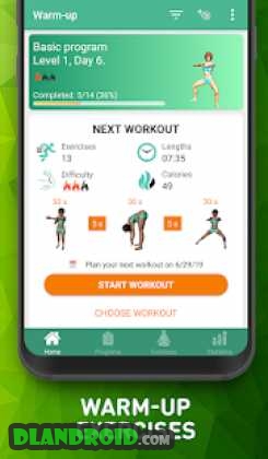Warmup exercises - flexibility training Apk Warmup exercises - flexibility training Apk