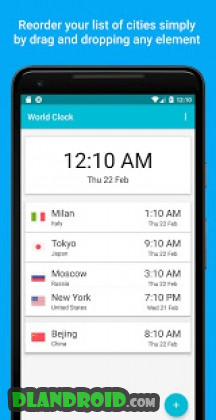 World Clock Pro – Timezones and City Infos 1.6.5 b 70 Apk Full Paid latest
