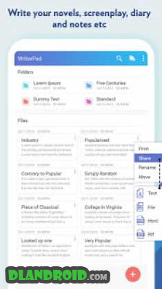 WriterPad Write Novels, Screenplay, Journal Apk