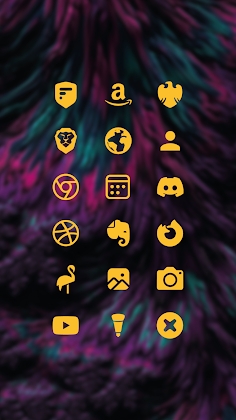 Yellow Minimal - Icon Pack Apk Mod