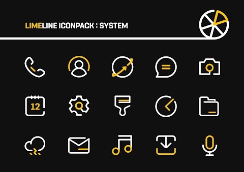 YellowLine Icon Pack : LineX (LimeLine) Apk