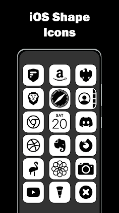 iOS 15 White - Icon Pack Apk