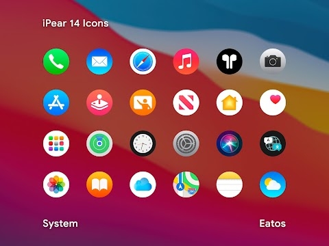 iPear 15 - Round Icon Pack Apk