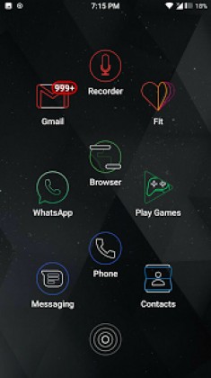 Amoled Lines Icon Pack Apk