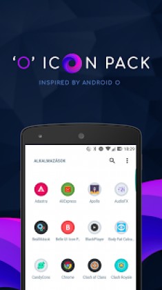 Android O icon pack Apk