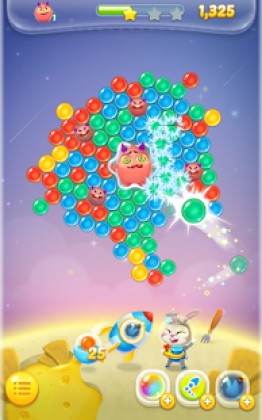 Bubble spinner : space bunny Apk Mod
