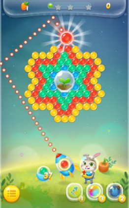 Bubble spinner : space bunny Apk Mod