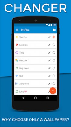 Changer - Wallpaper Manager Apk Unlocked