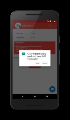 CleanSMS - Delete SPAM SMS Apk
