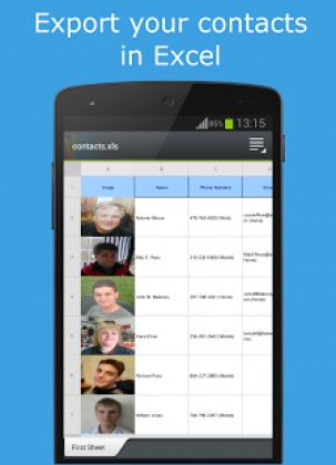 Contact Excel Export Apk
