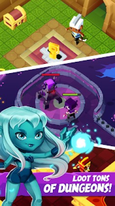 Dungeon Escape - Action RPG crawler: hack & slash! Apk Mod + OBB Data