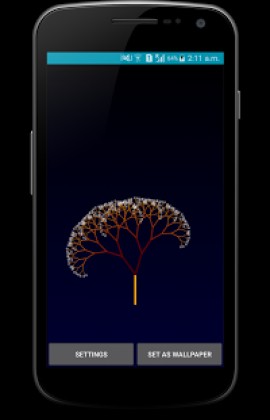 Fractal Tree Live Wallpaper -Customisable & Unique Apk