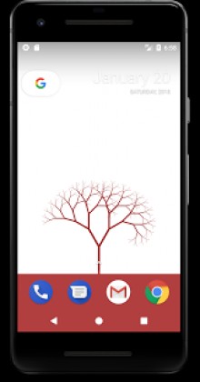 Fractal Tree Live Wallpaper -Customisable & Unique Apk