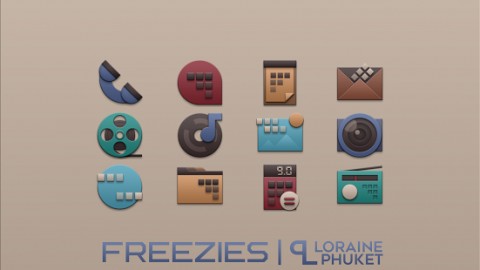 Freezies - clean icon pack Apk