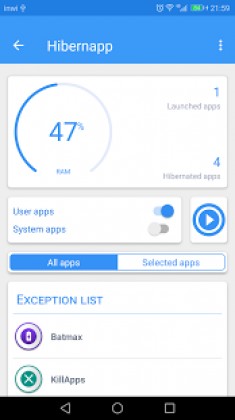Hibernapp - Hibernate apps & Save battery Apk