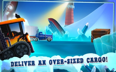 Ice Road Truck Driving Race Apk Mod