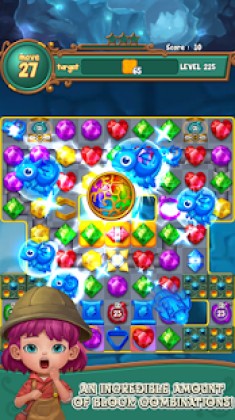 Jewels fantasy : match 3 puzzle Apk Mod