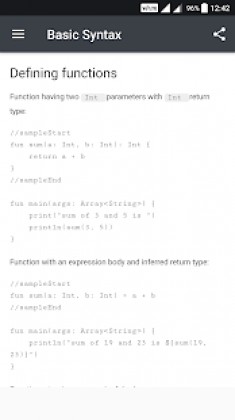 Kotlin Programming - 1.2 (Reference/Manual/Guide) Apk