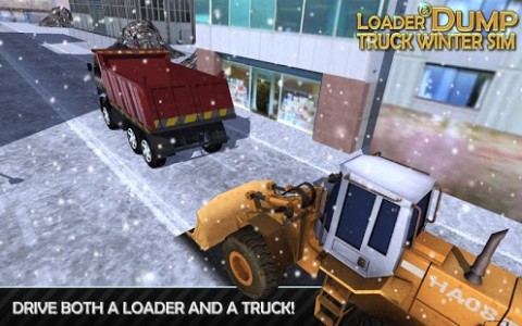 Loader & Dump Truck Winter SIM Apk Mod