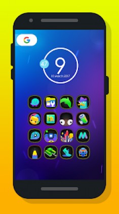 Mee Dark - Icon Pack Apk