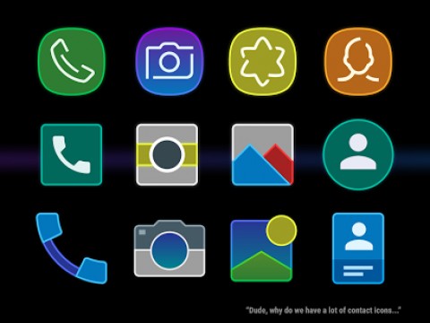 Nadeon - A Neon Icon Pack Apk
