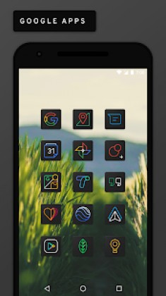 Neon Lit Icon Pack Apk
