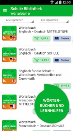 PONS School Library - for language learning Apk