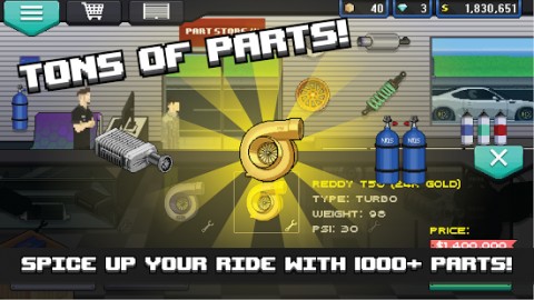 Pixel Car Racer Apk Mod