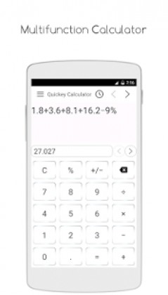 Quickey Calculator - Scientific & Percentage Apk