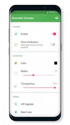 S8 Rounded Corners Apk Full