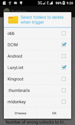 Self-destruction Unlocking (wipe files and data) Apk Full