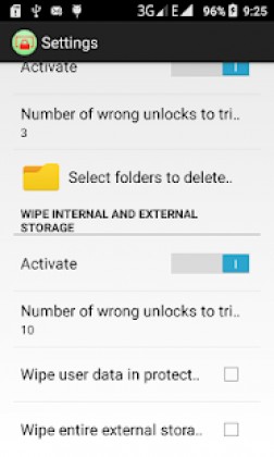 Self-destruction Unlocking (wipe files and data) Apk Full