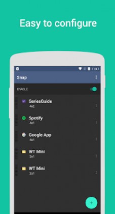 Snap Swipe Drawer Apk