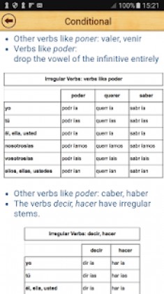Spanish Grammar for English Speakers Lite Apk