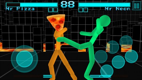Stickman Fighting: Neon Warriors Apk Mod