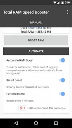 Total RAM Speed Booster Apk