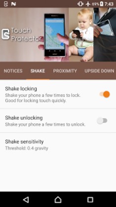 Touch Protector (to prevent unintended operations) Apk