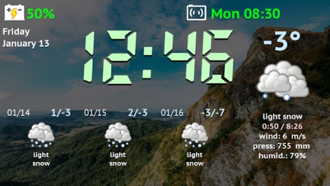 Weather Night Dock PRO Apk Weather Night Dock PRO Apk