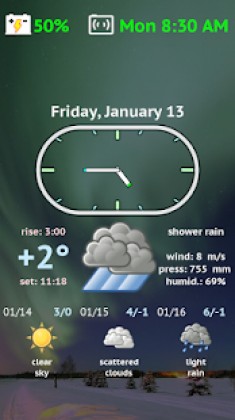 Weather Night Dock PRO Apk Weather Night Dock PRO Apk