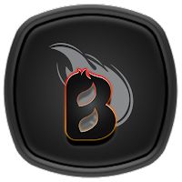 Blaze Dark Icon Pack Apk