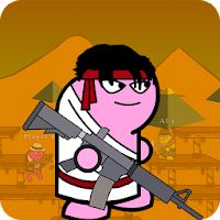 Gun Fight:One Stickman Jump Combat Game Apk Mod