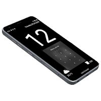 Huge Lock Screen Clock Apk