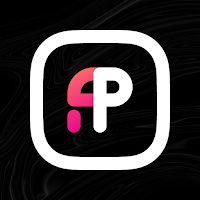 Aline Pink icon pack - linear white & pink icons Apk Mod