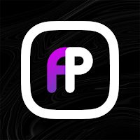 Aline Purple icon pack - linear purple icons Apk Mod