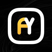 Aline Yellow icon pack - linear yellow icons Apk Mod